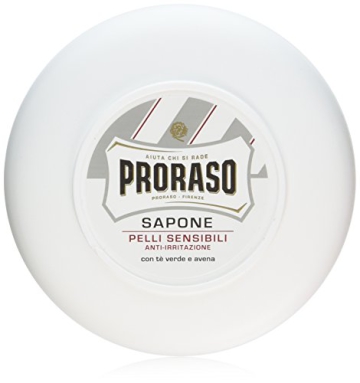 Proraso - Rasierseife im Rundtopf (groß) mit grünem Tee - sensitive - 1